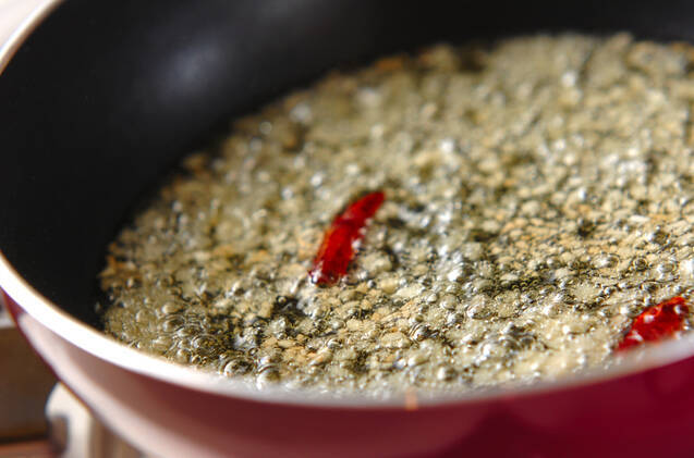 レンジナスの香油がけの作り方の手順4