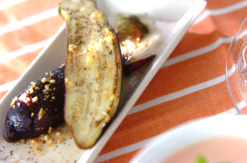 レンジナスの香油がけ