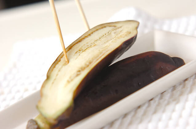 レンジナスの香油がけの作り方の手順3