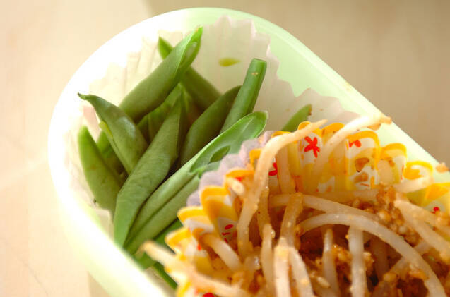 インゲンの塩ゆで