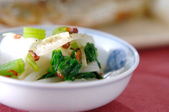 カブの山椒風味