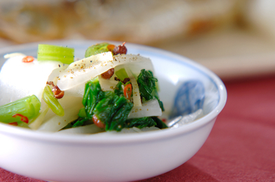 カブの山椒風味 副菜 レシピ 作り方 E レシピ 料理のプロが作る簡単レシピ