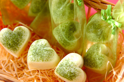 ハートの抹茶チョコ