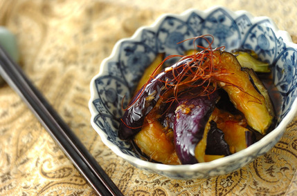 ナスのピリ辛揚げ浸し