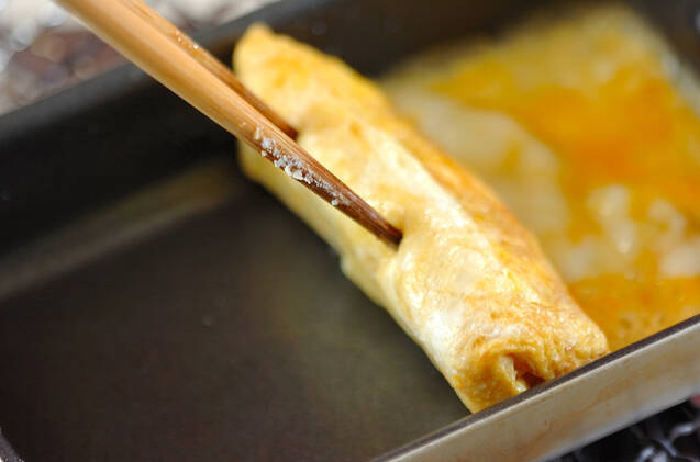 だし巻き卵の作り方の手順2