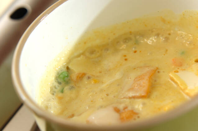 カレークリーム煮の作り方の手順2