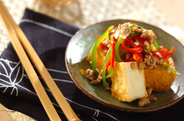 ピリ辛厚揚げ