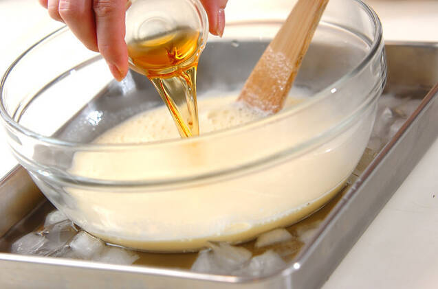 アンニン風味のババロアの作り方の手順5