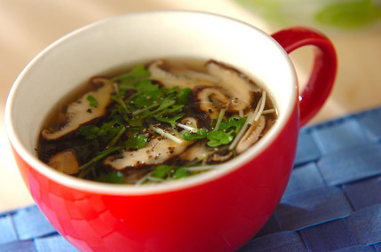 せん切り大根のスープ