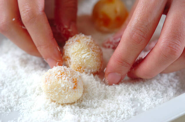 アプリコットの生チョコトリュフの作り方の手順7