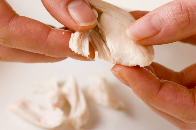 ささ身の棒々鶏風の作り方の手順1