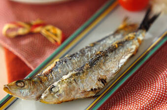 イワシのグリル焼き