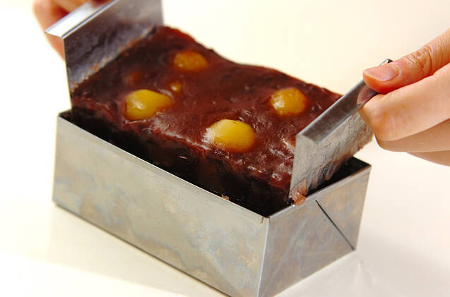 蒸し栗ようかんの作り方の手順5