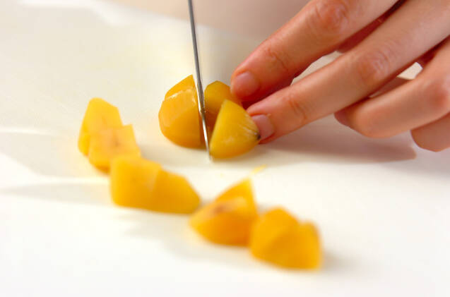 蒸し栗ようかんの作り方の手順1