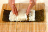 わんちゃんデコ巻き寿司の作り方の手順4