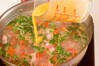 トマトと卵のスープの作り方の手順7