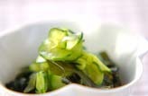 キュウリの酢の物