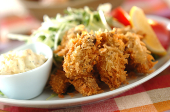 サクサクのカキフライ