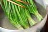 ニラのとろろがけの作り方の手順3