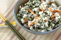 アオサ混ぜご飯