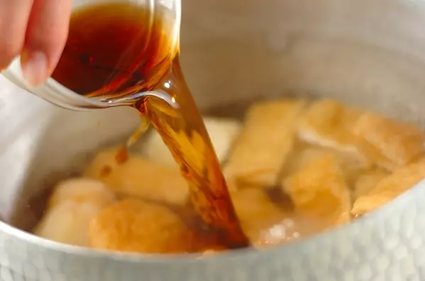 京のおばんざい ズイキ(芋がら)とお揚げさんの炊いたん~基本の下ごしらえの仕方も解説の作り方2