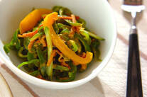 ピーマンのカレー和え