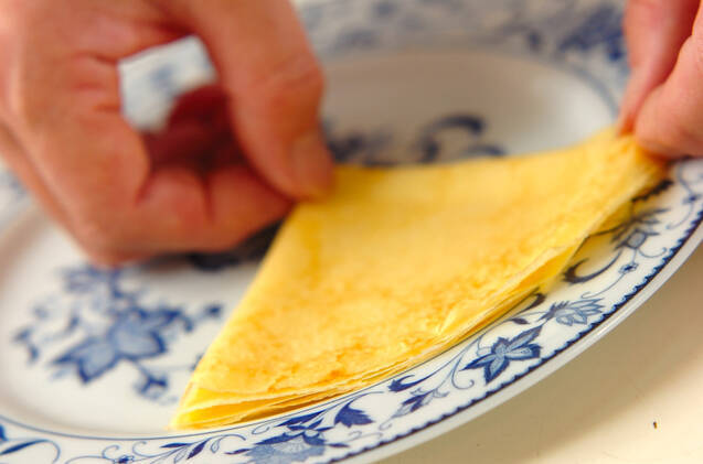 クレープシュゼット（オレンジソース煮）の作り方の手順6