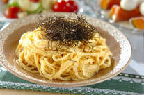 タラコのエバミルクパスタ