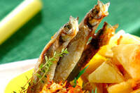 シシャモのハーブ焼き