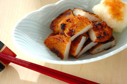 焼きさつま揚げのおろし添え