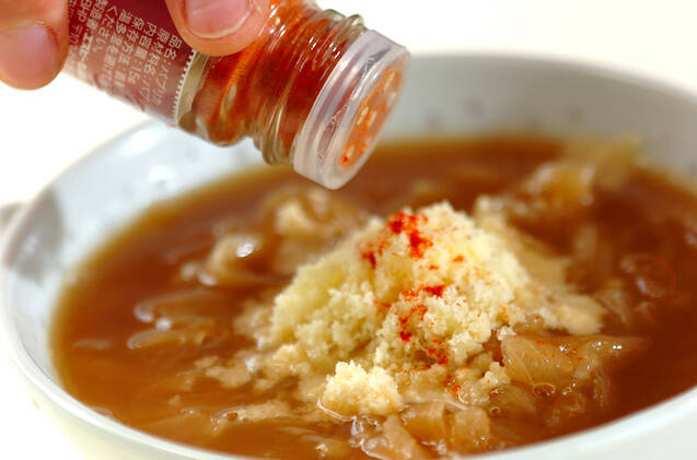 たっぷりオニオンスープの作り方の手順4