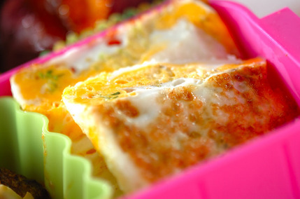 貝われ菜の半月卵