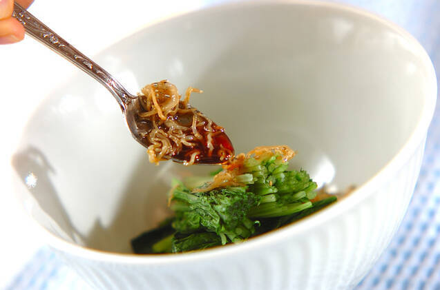 青菜のジャコドレッシングの作り方の手順5