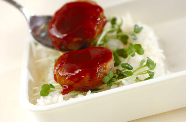 ロコモコ丼の作り方の手順3