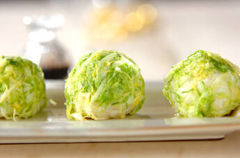 春キャベツの天むす