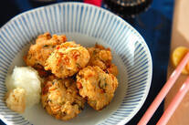 レンコンのおろし揚げ