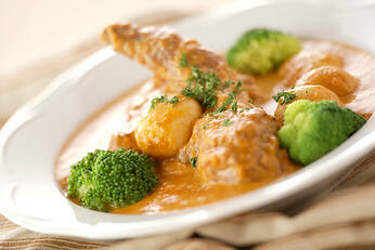 鶏肉とマッシュルームの煮込み