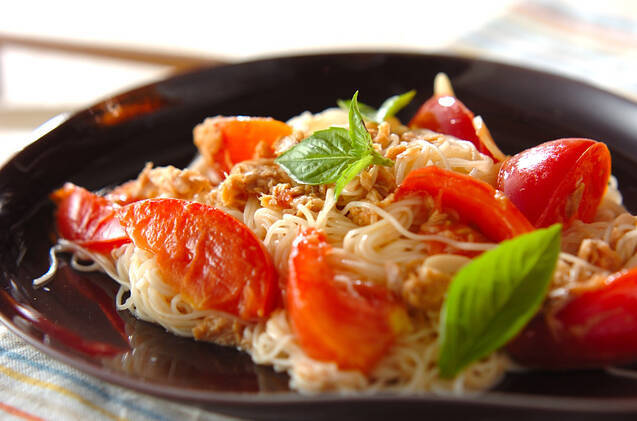 さっぱり美味な「トマト素麺」のレシピ＆洋風アレンジ5品の画像