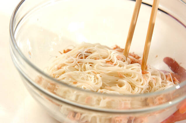 イタリアン素麺チャンプルーの作り方の手順1