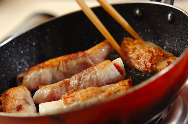 長芋の豚肉梅ロールの作り方の手順6