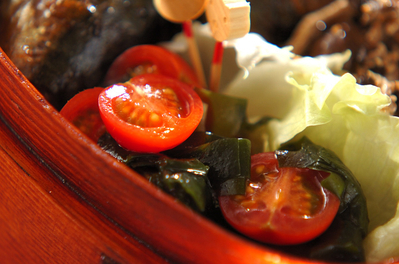 プチトマトのワカメサラダ 副菜 レシピ 作り方 E レシピ 料理のプロが作る簡単レシピ
