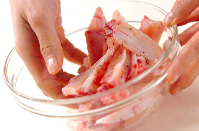 鶏軟骨の唐揚げの作り方の手順1