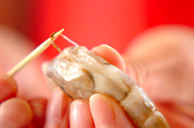 エビのゴマ焼きの作り方の手順1