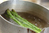 グリーンアスパラの卵ソースの作り方2