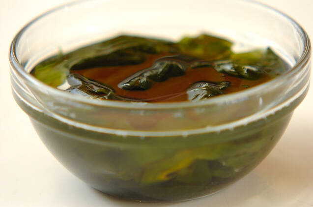 塩ワカメのおろし汁の作り方の手順1