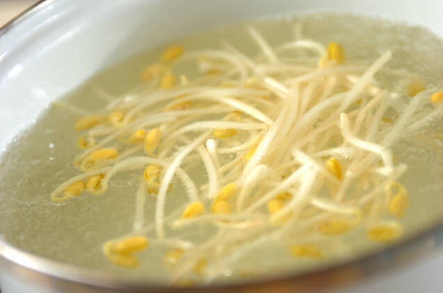 モヤシのナムルの作り方の手順2