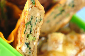 ネギ入り卵焼き