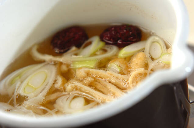 ネギの葛スープの作り方の手順5
