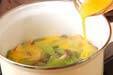 キヌサヤの卵とじの作り方の手順8