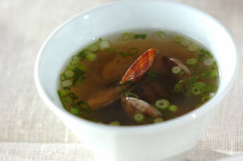 アサリのシンプルスープ